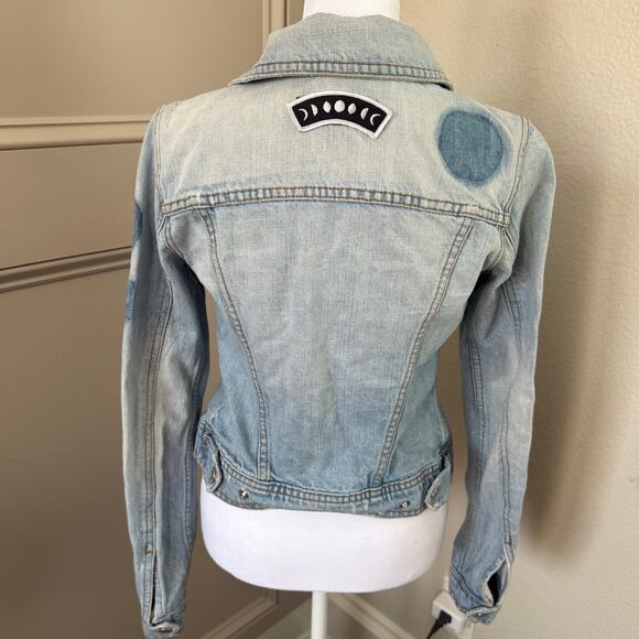 Juicy Couture Faded Blue Denim Jacket - Picture 6 of 9